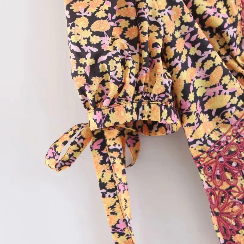 2019 Boho Элегантное открытое длинное платье с бантом женское летнее винтажное