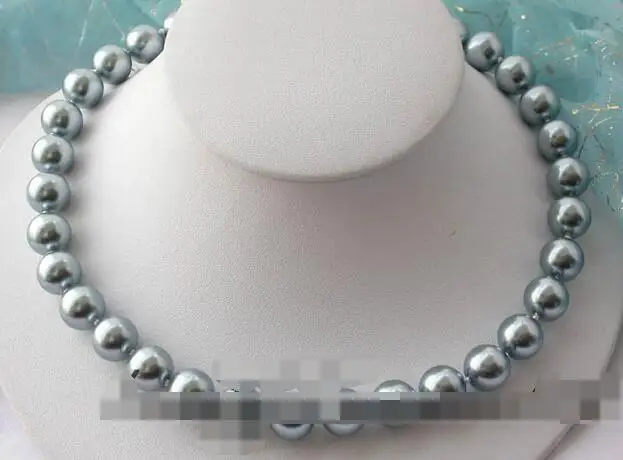 song voge gem nanJ1787 round bluish south sea shell pearl necklace | Украшения и аксессуары