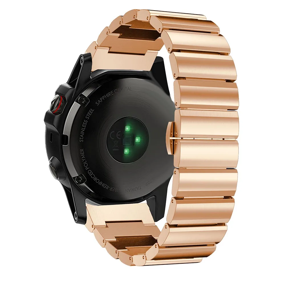 26 мм Нержавеющая сталь ремешок для смарт-часов Garmin Fenix 5X 5XPlus 6X3 3HR Смарт Браслет замена спортивный браслет Correa
