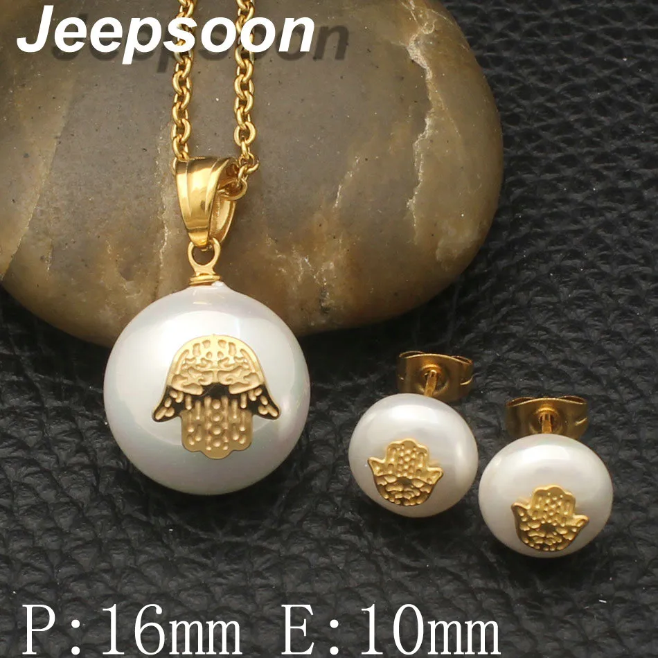 День матери нержавеющая сталь Jewelry золото цвет рисунок кулон + серьги наборы для