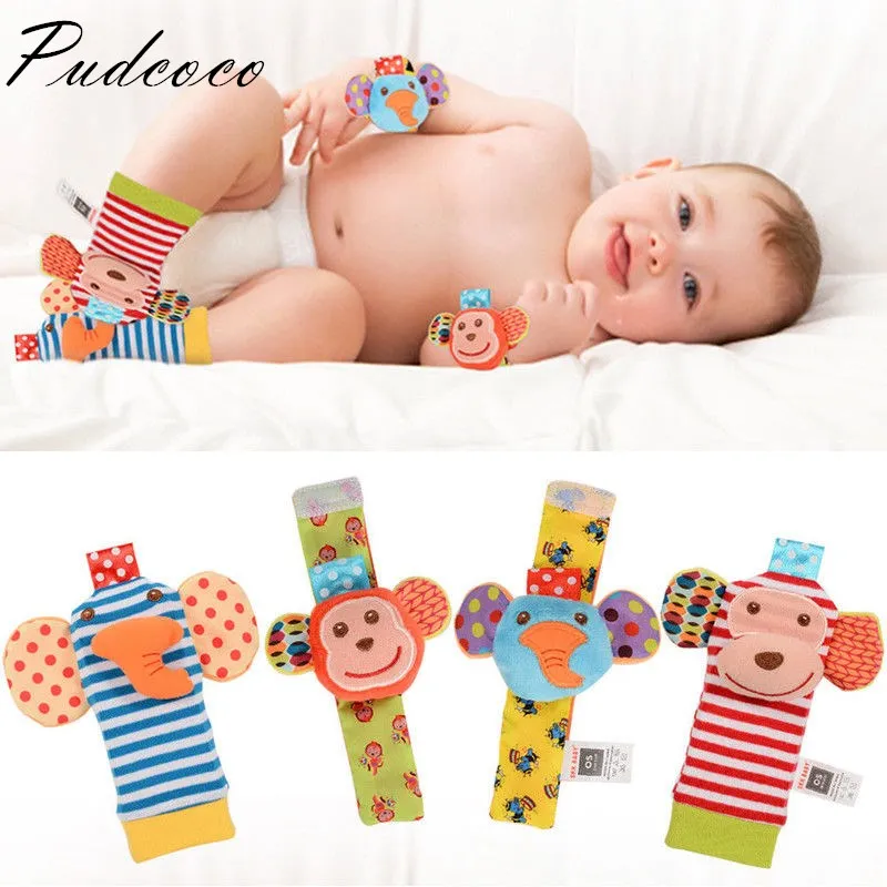 Pudcoco/2019 г. новые детские носки для малышей 4 шт. мягкие ног набор игрушек с