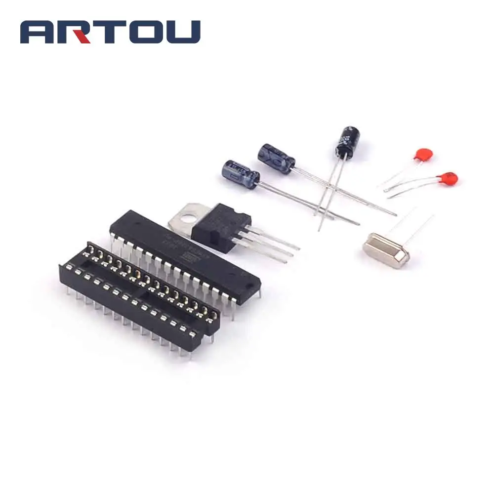 ATMEGA328P-PU загрузчик + DIP-разъем комплект кристаллов 16 МГц | Электронные компоненты и