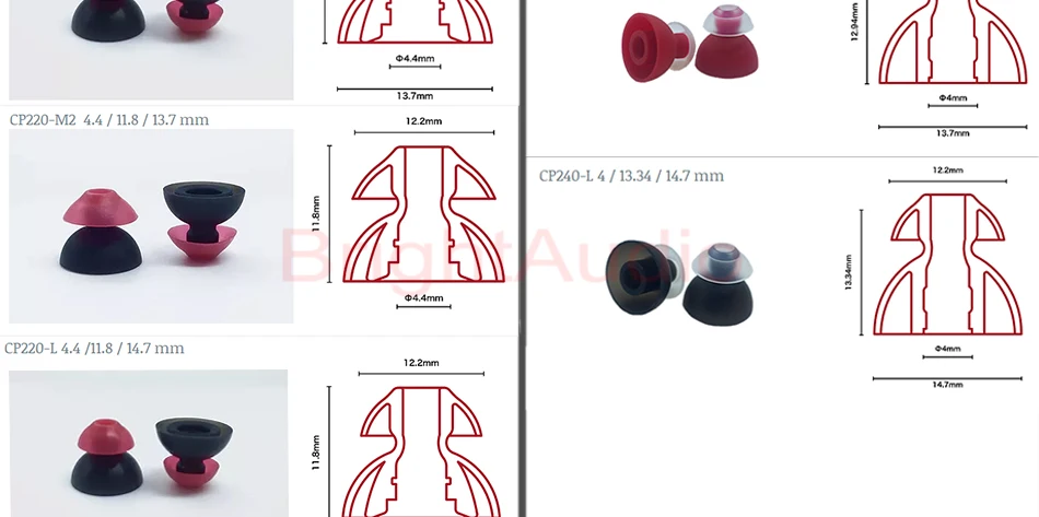 SpinFit CP100 CP800 CP220 CP230 CP240 вкладыши Наушники керамических пластинах 1 пара(2 шт