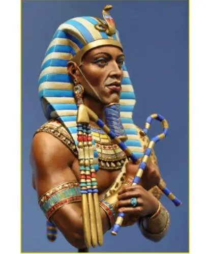 

1/10 Pharaoh in egypt bust toy Resin Model Miniature Kit unassembly Unpainted