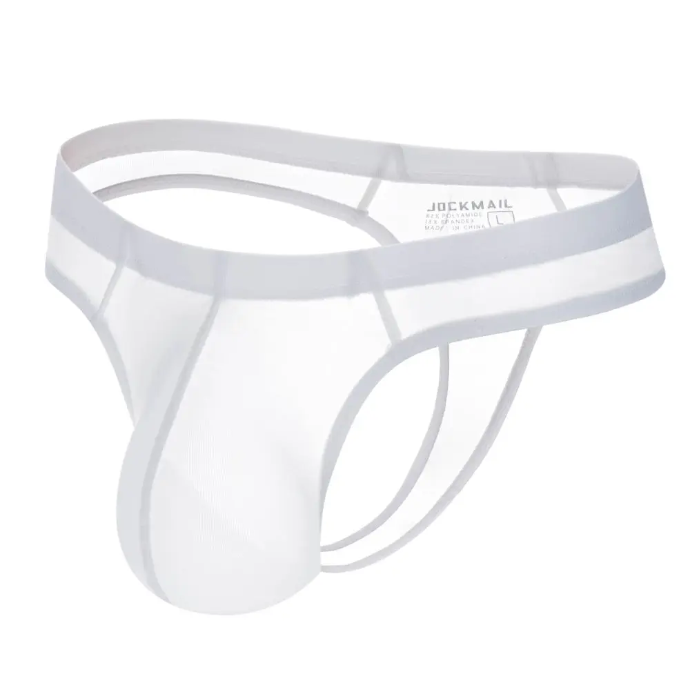JOCKMAIL Ice Silk бикини Гей Нижнее белье для мужчин стринги Слип Мужской Бандаж мужские