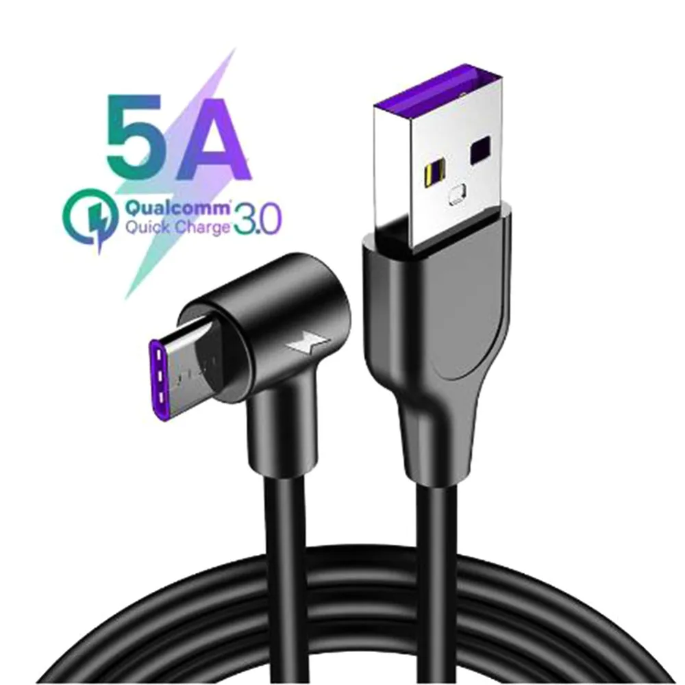 5A usb type C кабель Supercharge для huawei P20 Lite P30 Pro Быстрая зарядка быстрое зарядное устройство type-c USB кабель для samsung S10 S9 Xiaomi