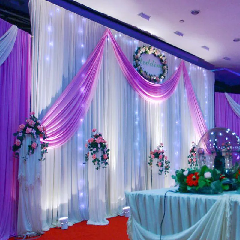 Свадебное украшение 1 5*5 м свадебная шелковая атласная ткань для свадебного дня