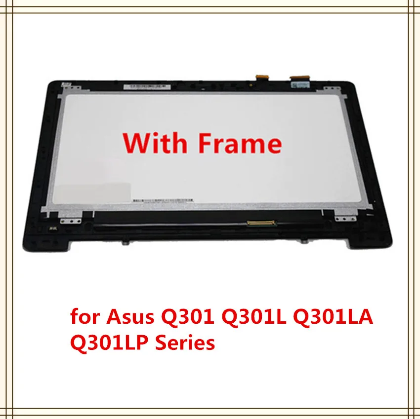 Полный ЖК-сенсорный блок для Asus Q301 Q301L Q301LA Q301LP серии JA-DA5308RA, с рамкой