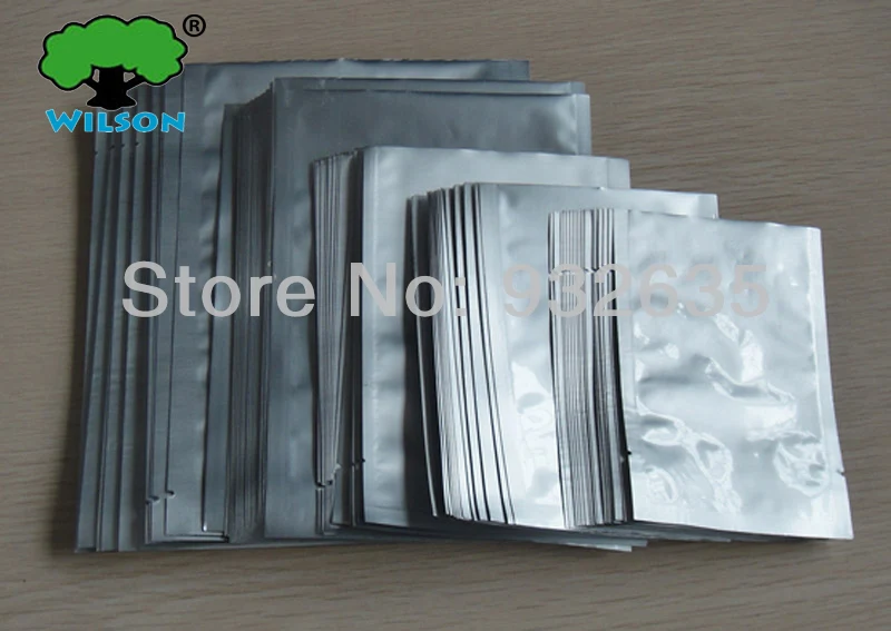 100 PCS Wholesale 2''X 2.8'' (5x7cm) 4 mil small plastic packaging bag vacuum bags for food mylar aluminum foil | Дом и сад