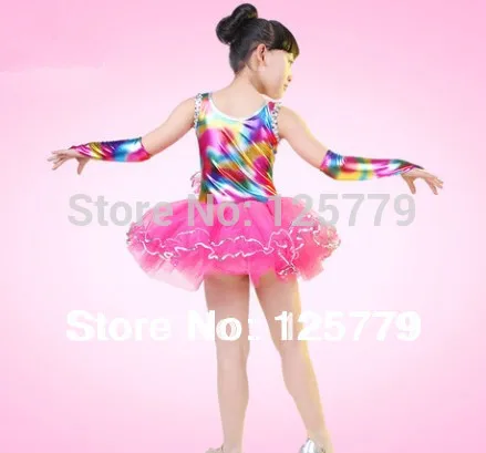 Бесплатная доставка + Быстрая детская одежда для выступлений костюм детское