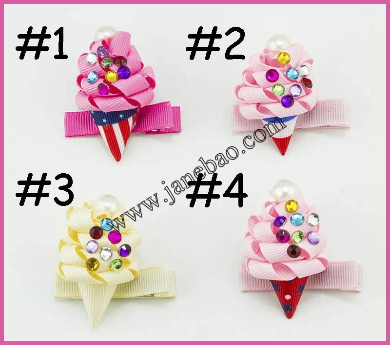 Бесплатная доставка 30 шт. скульптурные заколки для волос с фруктами летние банты