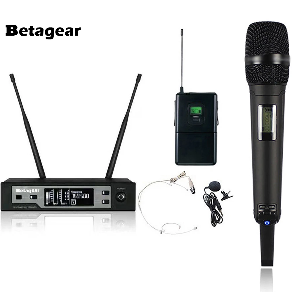 Betagear True differity skm9100 профессиональный ручной микрофон + гарнитура mic lavalier