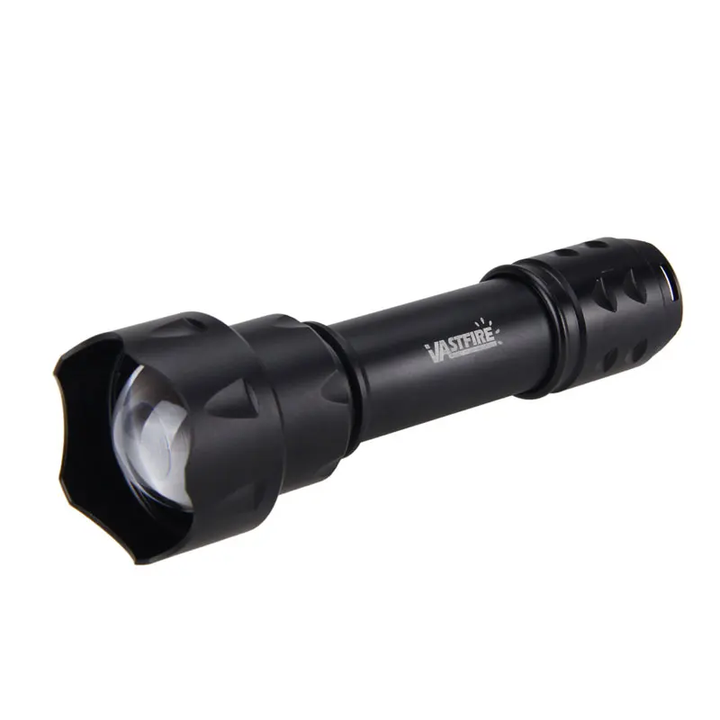 400 ярд Zoomable Focus инфракрасный Linterna 850nm светодиодный ИК-светильник с инфракрасным излучением Тактический светильник ночного видения охотничий оружейный светильник