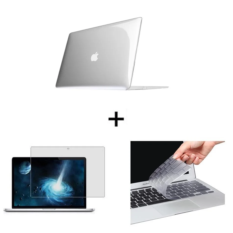 Матовый жесткий защитный чехол с матовой поверхностью для Apple Macbook Air Pro Retina Touch Bar