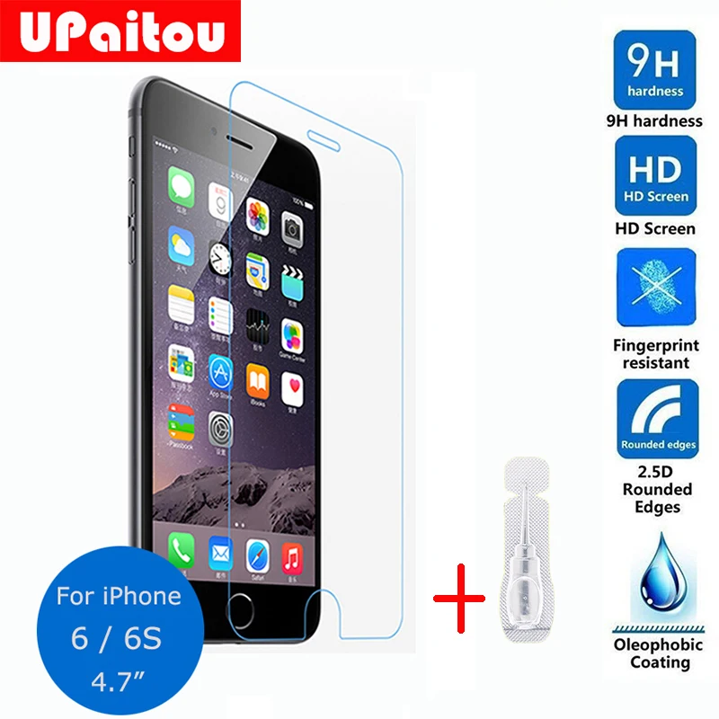 Закаленное стекло для Apple iphone 6 S защитная пленка 2.5D 9H I6 iPhone6 A1549 A1586 A1589 4 7 дюйма|screen