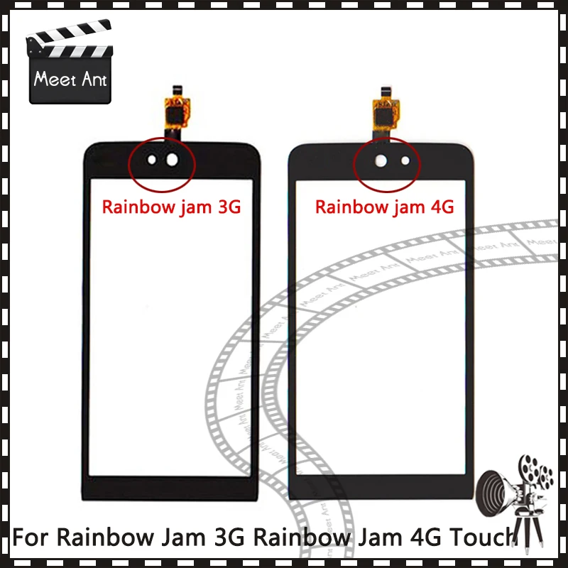 Замена высокого качества 4 0 &quotдля Wiko Rainbow Jam 3G 4G сенсорный экран дигитайзер Датчик
