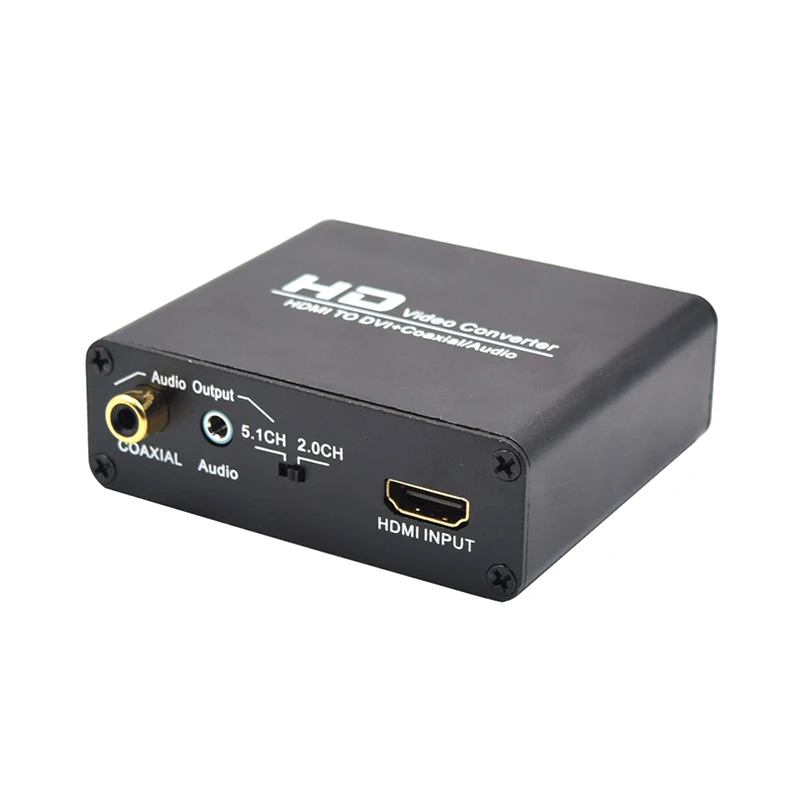 Larryjoe HDMI к DVI адаптер с адаптером питания стерео аудио сплиттер конвертер HDCP