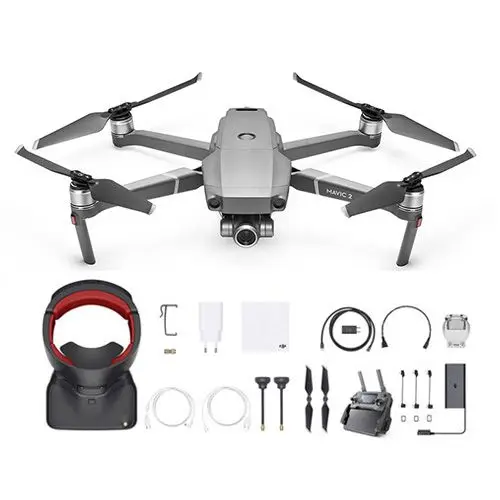 DJI Mavic 2 Pro/Mavic 2 Zoom/Fly More Combo/Hasselblad камера зум-объектив Дрон Радиоуправляемый квадрокоптер с 4K HD камерой Дрон - Цвет: Zoom with goggles