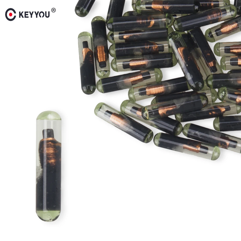 

KEYYOU 10 шт./лот ключ прозрачный чип 4D48 ID48 T6 для VW Skoda Seat Для Audi для Honda копия ID48 дистанционный Автомобильный ключ чип 48 трава