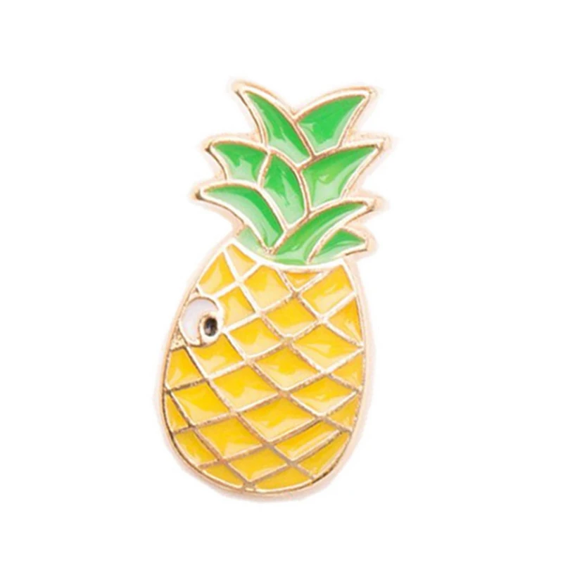 1 шт мультфильм Фламинго Радужное сердце металлическая брошь на пуговицах