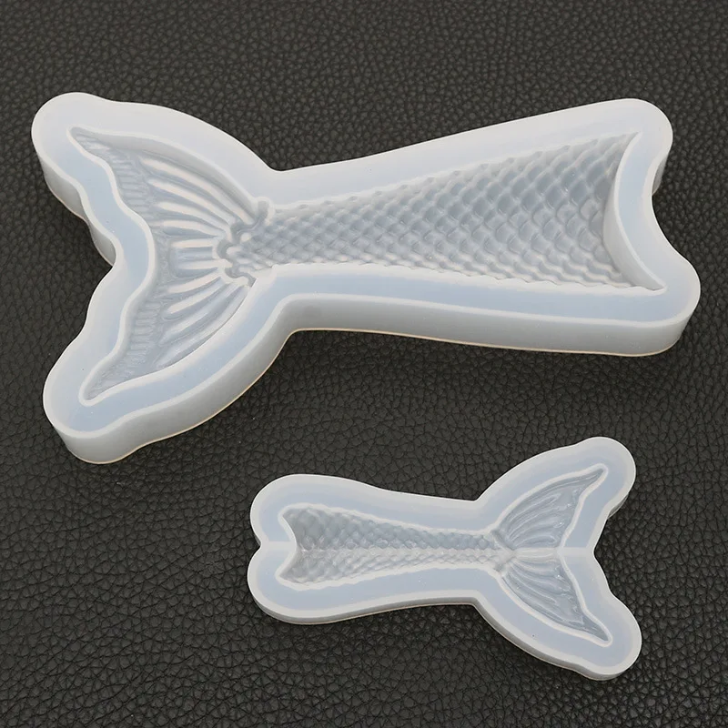 1 шт. формы для УФ смолы в виде рыбьего хвоста русалки аксессуары ювелирных