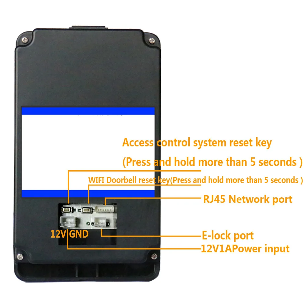 MOUNTAINONE 720P беспроводной WIFI RFID Распознавание отпечатков пальцев видео дверной