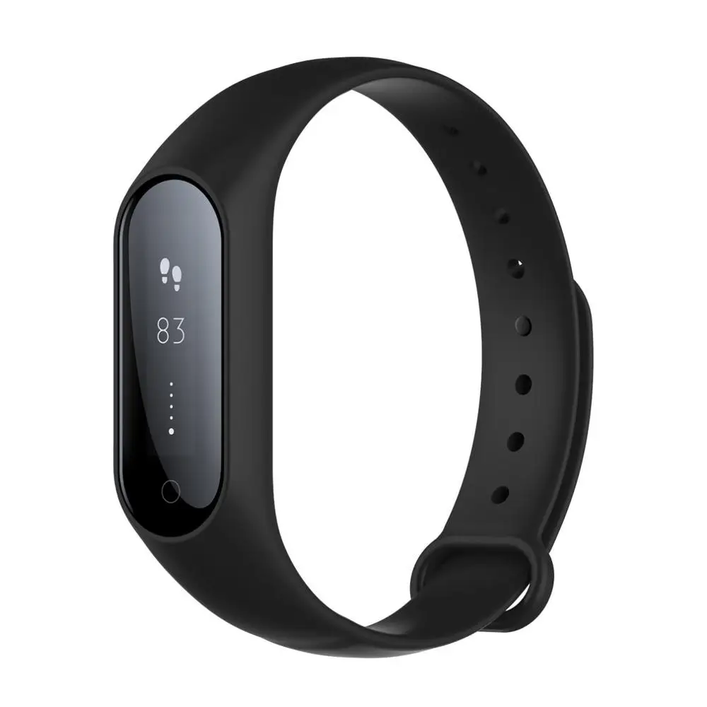 Y2 PLUS Bluetooth Смарт-браслет пульсометр умный Браслет Шагомер Секундомер OLED цветной экран спортивные наручные часы - Цвет: Черный