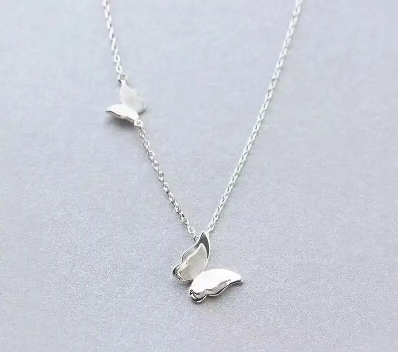 Jisensp модные ювелирные изделия ожерелье длинная цепочка животное бабочка кулон