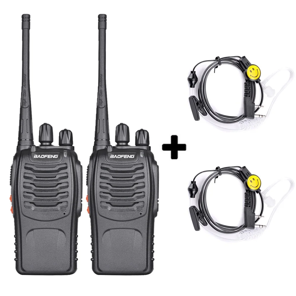 Add smile headsets 2 шт. Baofeng bf-888S портативная рация портативная радио для отеля коммуникатор портативный приемопередатчик Cb радио BF 888S станция - Цвет: Add smile headsets