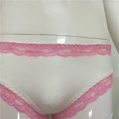 Нижнее белье Sissy нижнее в горошек для мужчин кружевные трусы сексуальное бикини