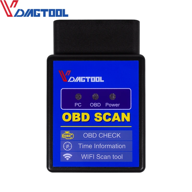 VDIAGTOOL новейший ELM327 wifi OBD2 диагностический инструмент протокол сканер