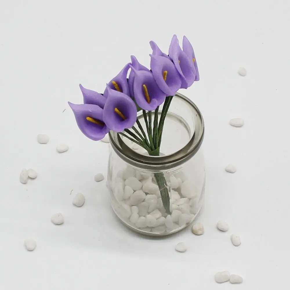 Искусственный цветок Calla из пенопласта чистый белый для свадьбы украшение дома