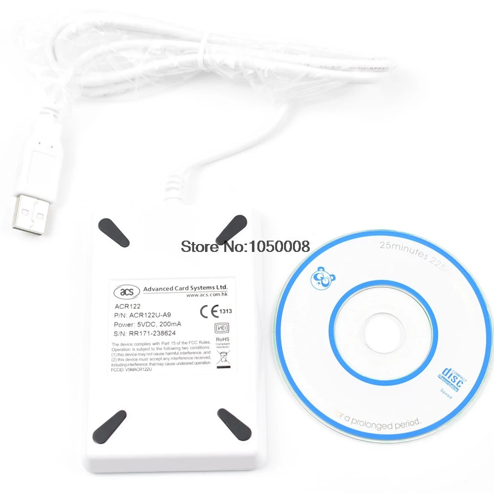 NFC-считыватель ACR122u записывающее 13 56 МГц RFID-Дубликатор копировальный аппарат + 5