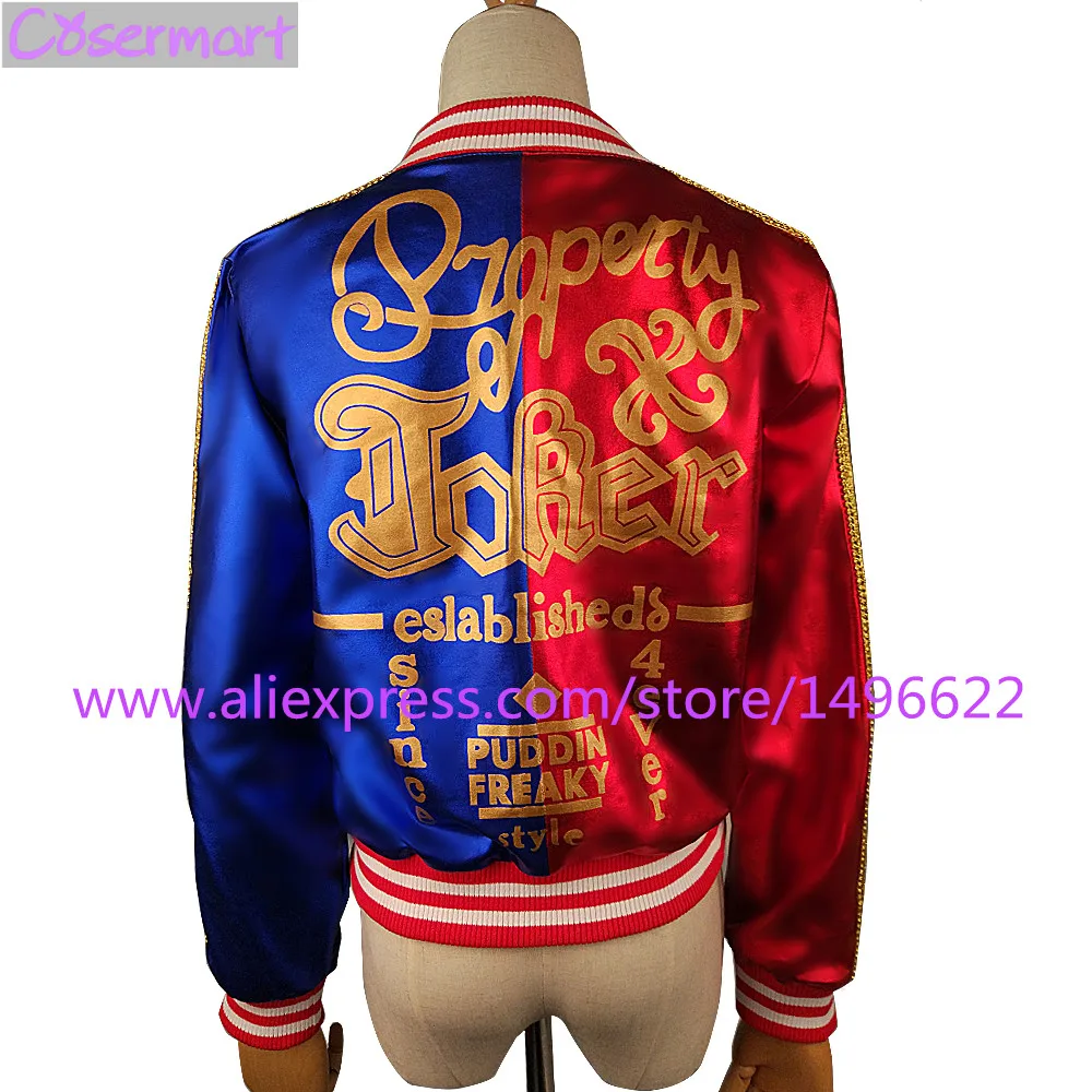 Женский костюм для косплея куртка-отряд самоубийц Хэллоуина | Тематическая