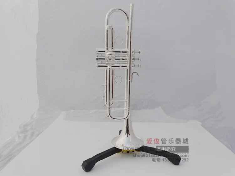 Посеребренная труба Bach строка ниже Bb новейший дизайн продвижение музыки