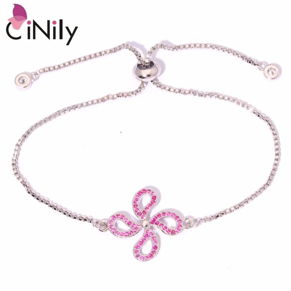 CiNily черный оникс кунцит кубический цирконий посеребренный оптом для женщин