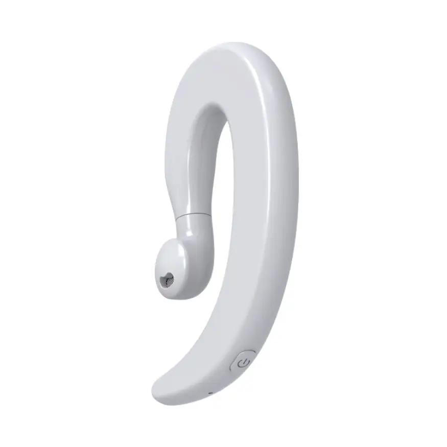 YOU FIRST беспроводные наушники Bluetooth наушники ушные крючки наушники с микрофоном громкой связи Fone De Ouvido для телефона iPhone - Цвет: White