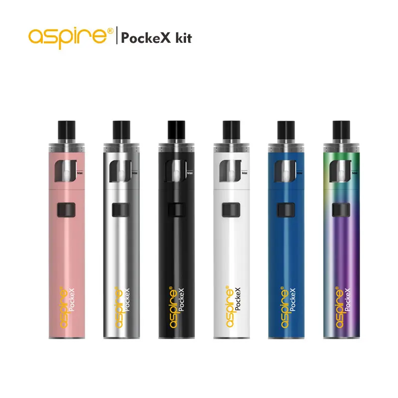 Aspire pockex Карманный AIO комплект со встроенной батареей 1500 мАч 2 мл емкость 0.6ohm