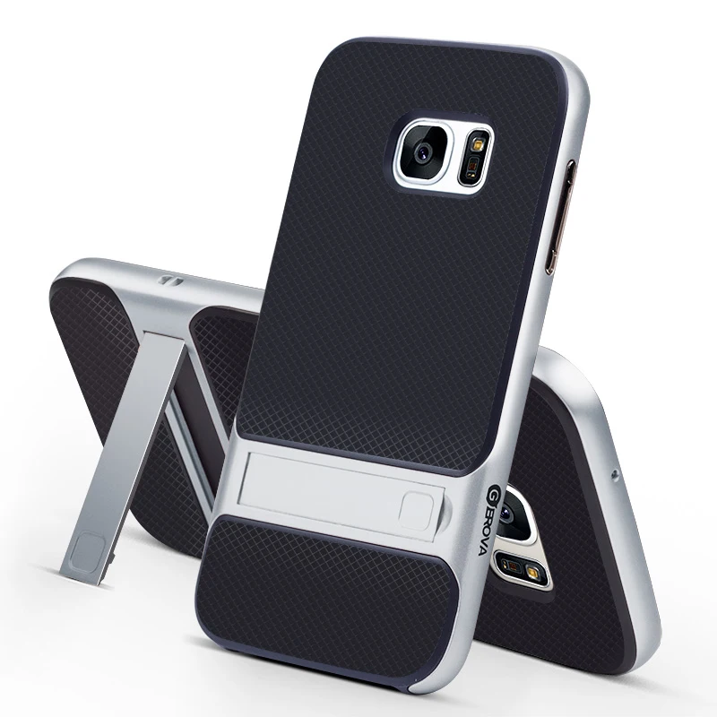 Royce Gray Абсолютно 3D Гибридный чехол для samsung Galaxy S7 подставка силиконовая крышка 5," TPU PC 360 полный защитный samsung S7 Galaxy ys7 Funda - Цвет: Royce Gray