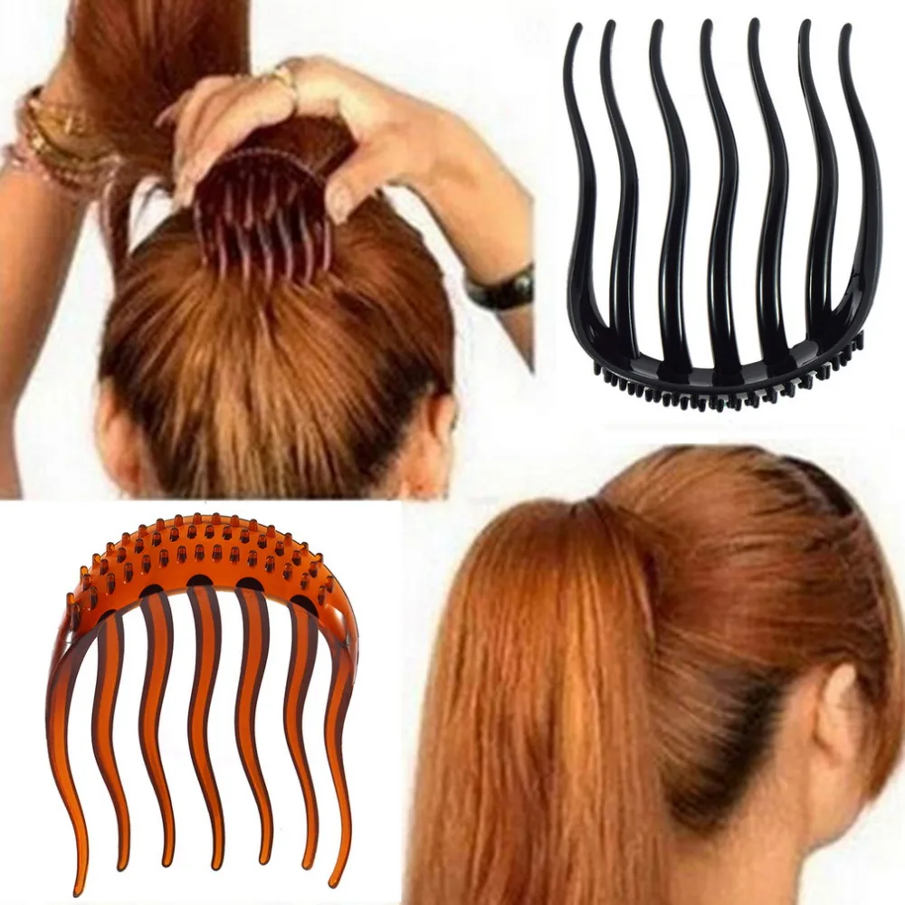 

Useful Volume Inserts Hair Clip Bumpits Bouffant Pony tail Hair Comb Bun Hot