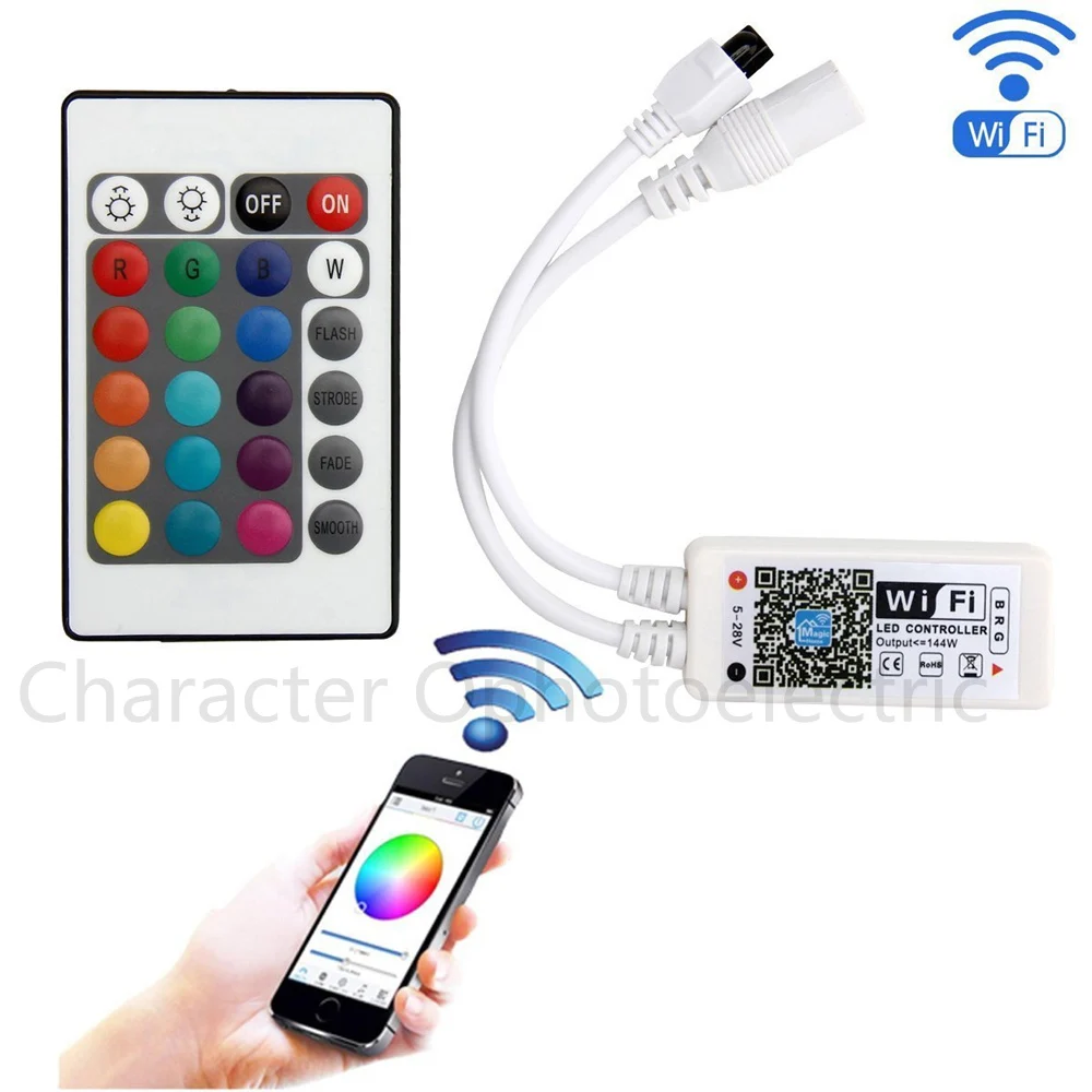 Мини контроллер для светодиодных лент 5050 RGB/RGBW 12 В постоянного тока 10 шт.|wifi rgb|rgbw led