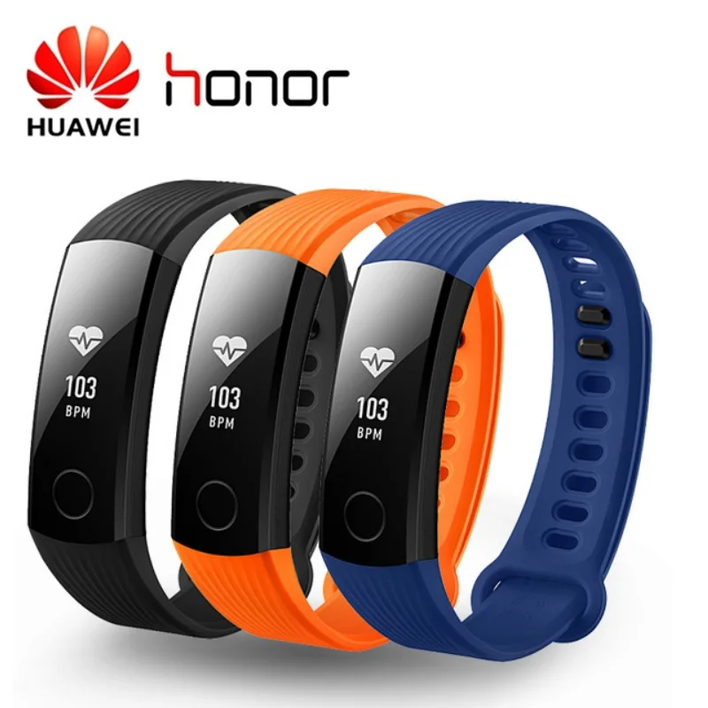 Huawei Honor Band 3 Смарт браслет для плавания 5 АТМ OLED экран тачпад Непрерывный монитор