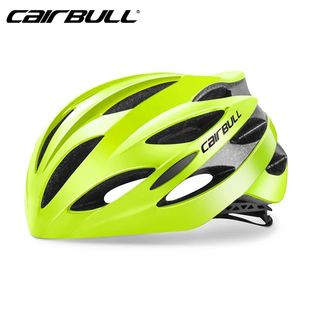 fluorescent yellow Cairbull велосипедный шлем PC+ EPS интегрированный Литой Сверхлегкий дышащий Удобный MTB дорожный защитный шлем для велосипеда Casco Ciclismo - Цвет: fluorescent yellow