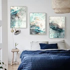 Скандинавская Минималистичная абстрактная фотография HAOCHU с цветными блоками, художественная текстура, картина маслом на стену для гостиной