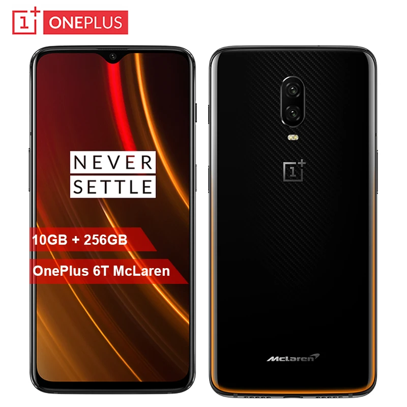 Мобильный телефон OnePlus 6T McLaren 6 41 &quot10G ram 256G rom Snapdragon 845 Восьмиядерный Android9.0 16MP + 20MP