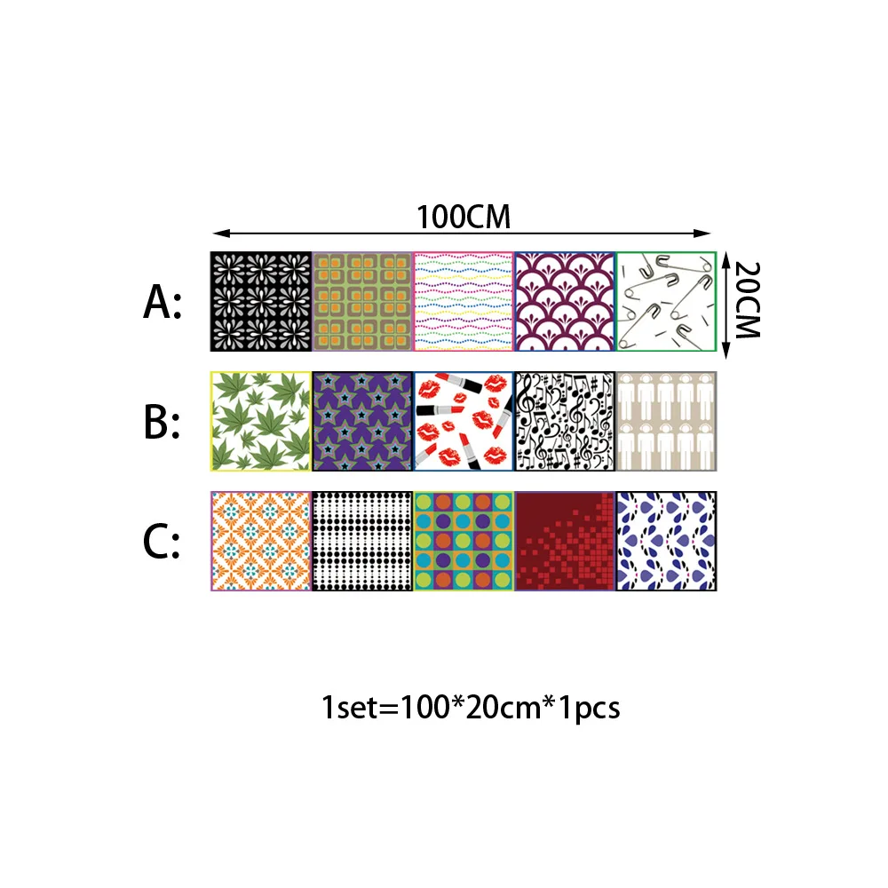 Новый ретро Творческий Цвет с теплой плитка наклейки Гостиная Спальня