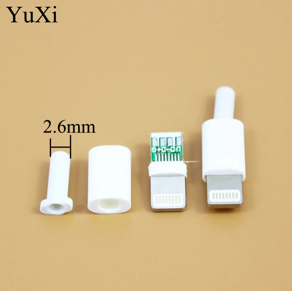 USB штекер YuXi для iphone со штекером платы сварки 2 6/3 0 мм кабель передачи данных OTG
