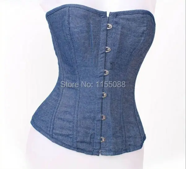 Джинсы корсет Женская одежда сексуальный синий джинсовый с кружевом Стринги