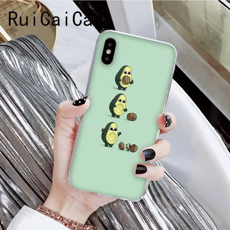 RuiCaiCa авокадо кокосовое лето furit из популярного мультфильма чехол для телефона
