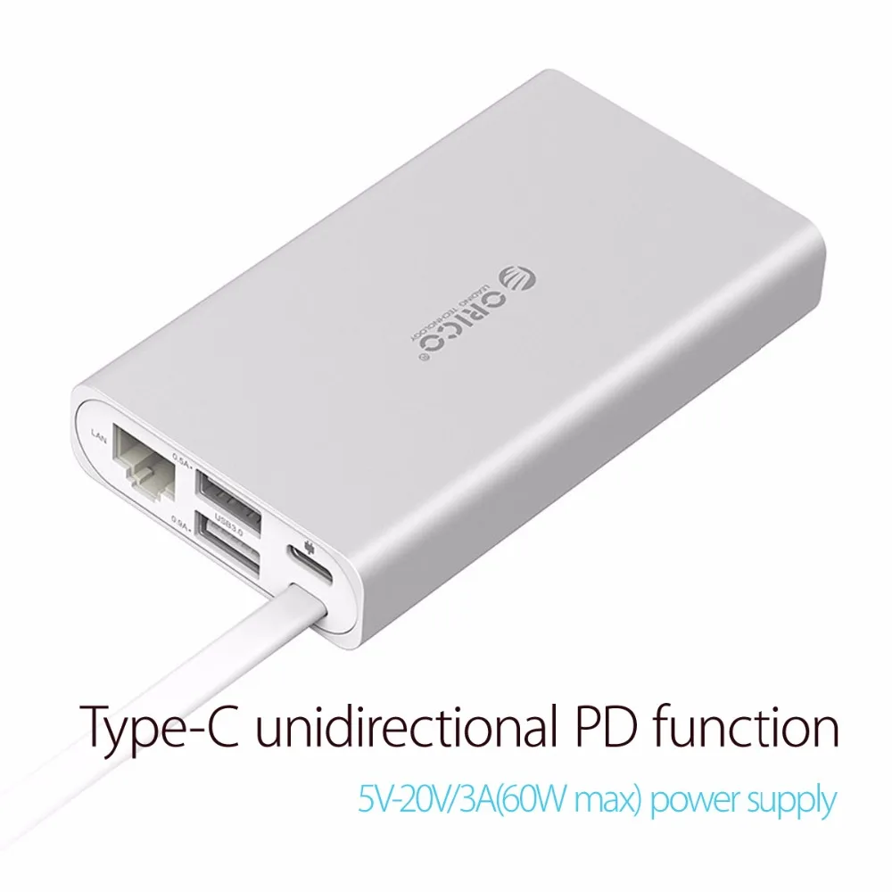 Lan адаптер ORICO ADS2 Matedock Проводная сеть Ethernet для huawei Matebook type C многофункциональная